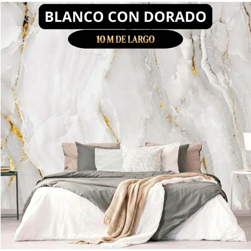 MarmoFlex™ — Papel Adhesivo Mármol Premium 10m x 45cm