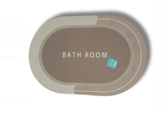 TAPETE ANTIDESLIZANTE ABSORBENTE PARA BAÑO 40x60CM
