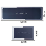 COMBO TAPETE ANTIDESLIZANTE ABSORBENTE COCINA  120x40 cm Y BAÑO 60x40 cm