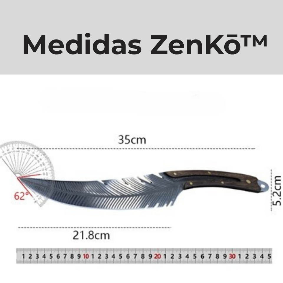ZenKō™ - Cuchillo Japonés Pluma Ultra Afilado
