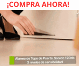 TOPE DE PUERTA CON ALARMA