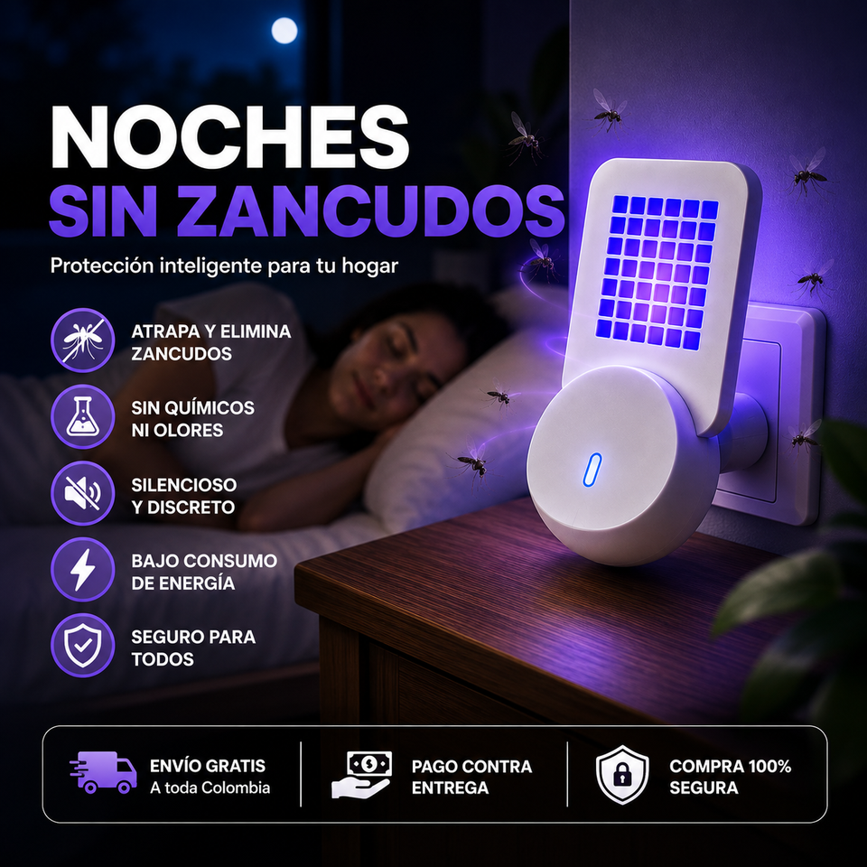MosquiShield- Trampa inteligente uv para mosquitos