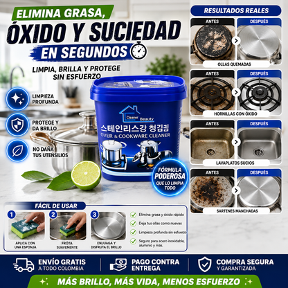 LIMPIADOR MULTIUSO PARA OLLAS 🔥 2 X 1