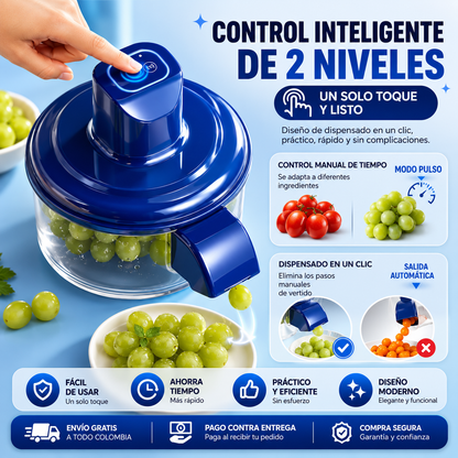 Pelador Eléctrico Inteligente para Frutas y Verduras