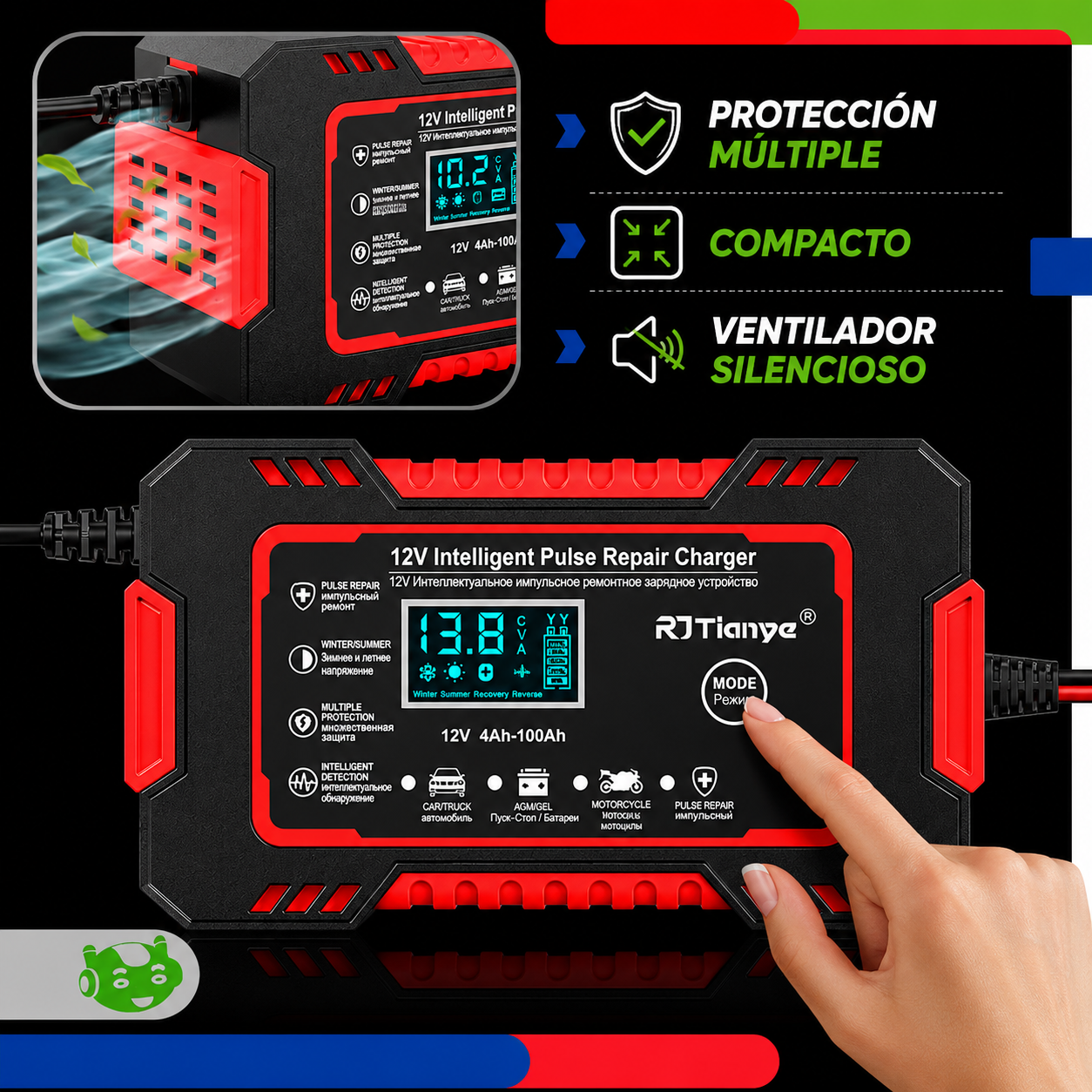 NexPeak™ 🔋 Revive y Recupera Tu Batería al Instante
