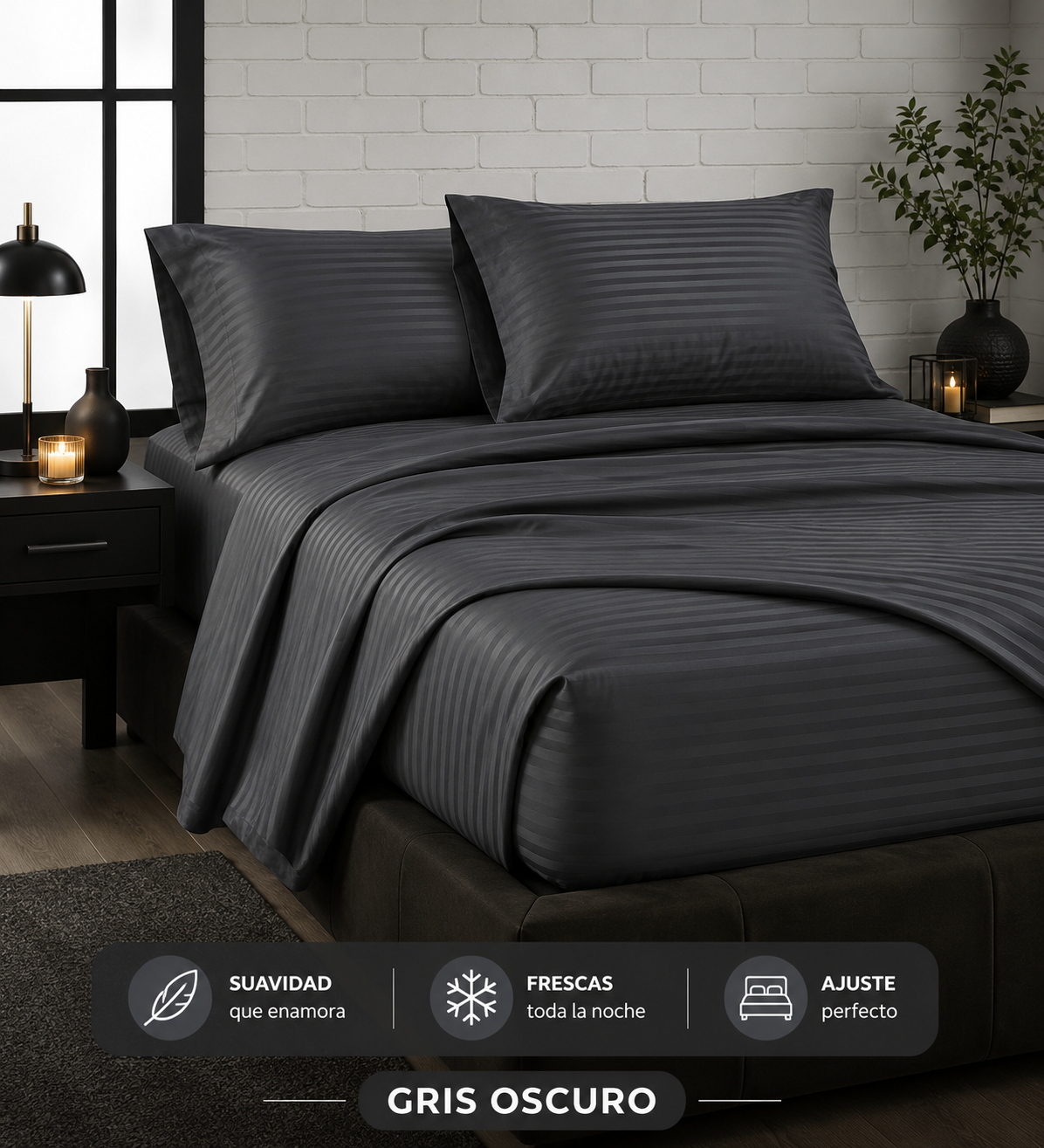 Sábanas Premium 4 Piezas + Protector de Colchón GRATIS | Envío Gratis