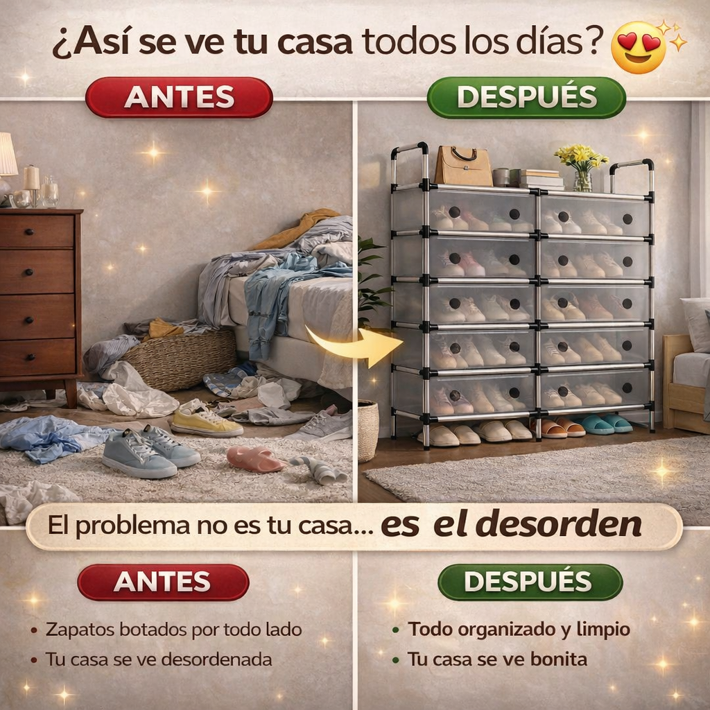 Zapatero Organizador 5 Niveles | 50% de descuento