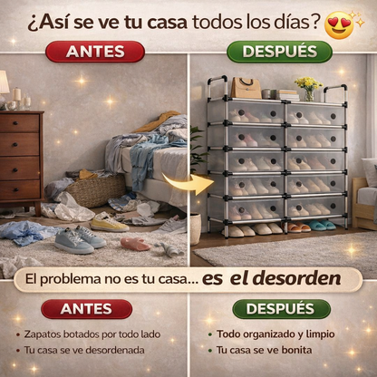 Zapatero Organizador 5 Niveles | 50% de descuento