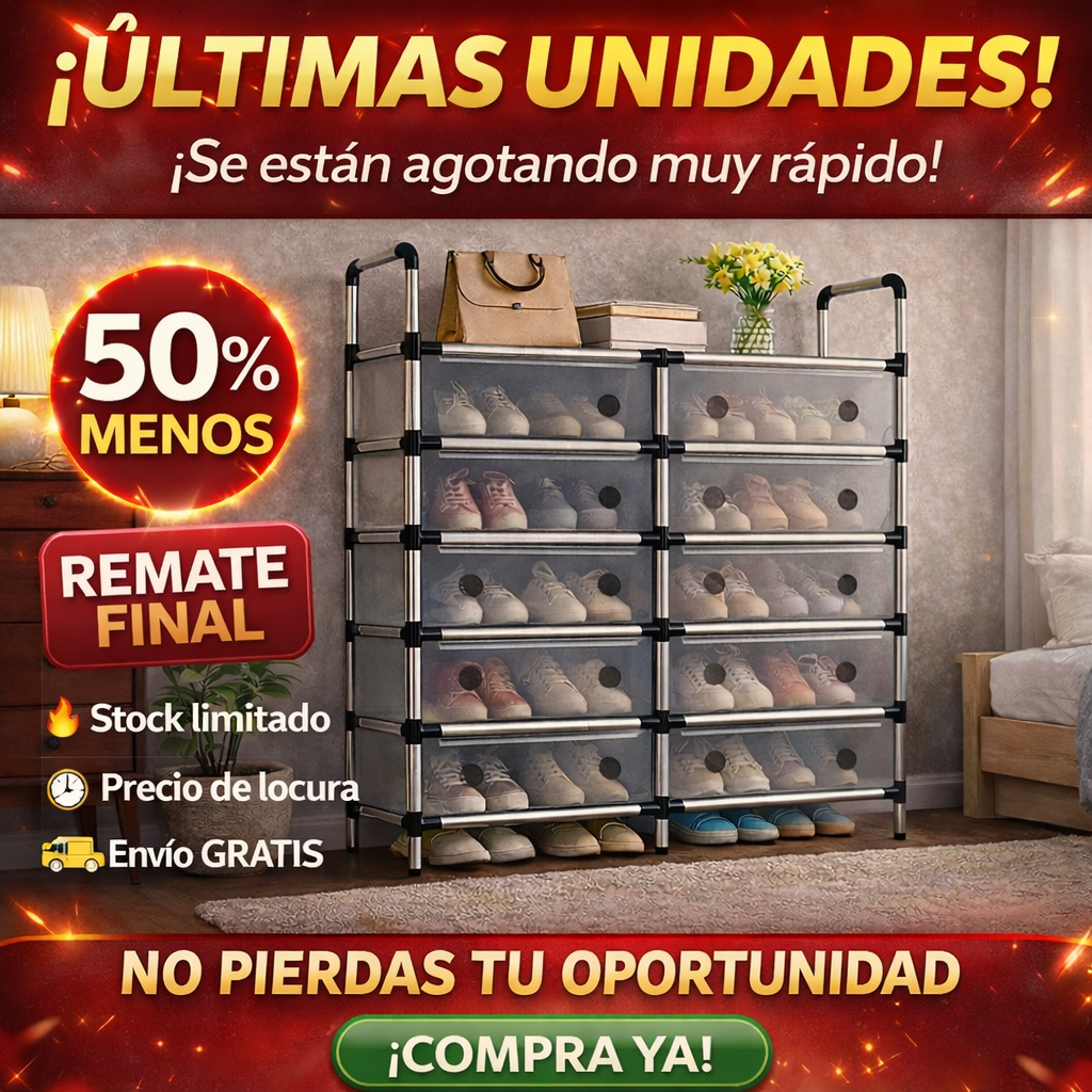 Zapatero Organizador 5 Niveles | 50% de descuento