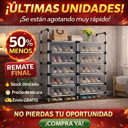Zapatero Organizador 5 Niveles | 50% de descuento