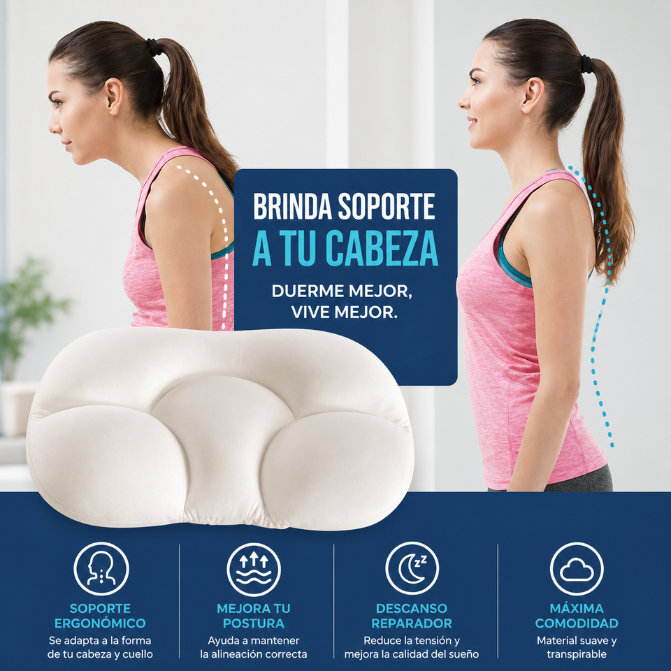 CloudAlign™ | Despierta Sin Dolor de Cuello Desde la Primera Noche | lleva 2 por el precio de 1