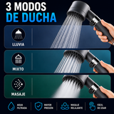 TurboSpa™ Ducha de Alta Presión con Filtro y Masaje Capilar