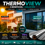 Thermoview™ 60 x 100 cm| Disfruta una casa más fresca, privada y protegida en minutos.