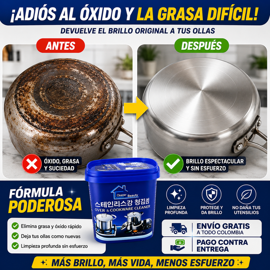 LIMPIADOR MULTIUSO PARA OLLAS 🔥 2 X 1