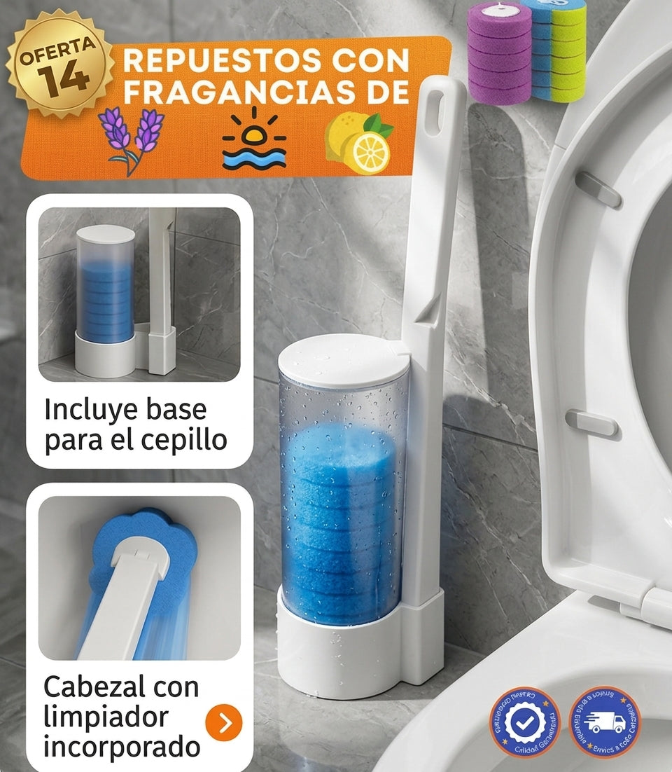 CleanFlash™ | Limpieza Profunda sin Esfuerzo + 14 Cabezales