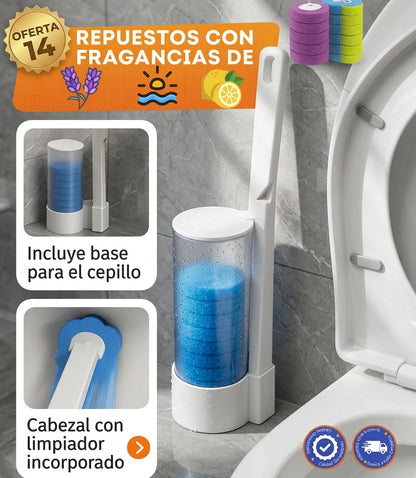 CleanFlash™ | Limpieza Profunda sin Esfuerzo + 14 Cabezales