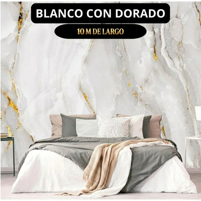 MarmoFlex™ — Papel Adhesivo Mármol Premium 10m x 45cm