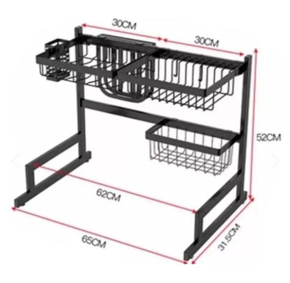 Organizador Escurridor de Platos Inoxidable