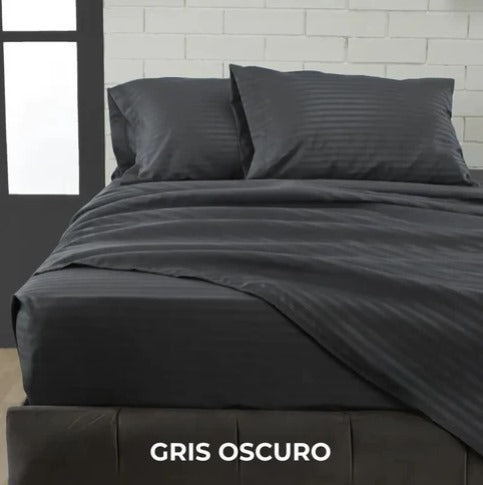 PAGA 1 LLEVA 2 🎁 JUEGO DE SÁBANAS 4 PIEZAS - LINEA PREMIUM