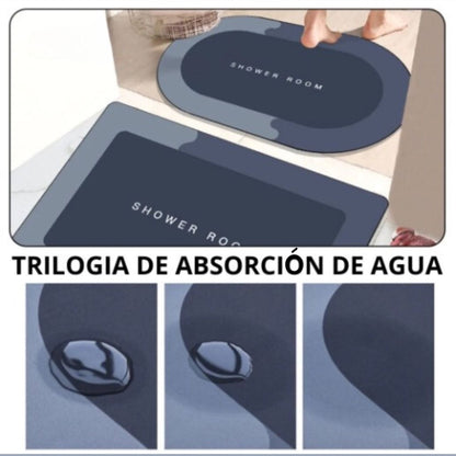 TAPETE ANTIDESLIZANTE ABSORBENTE PARA BAÑO 40x60CM