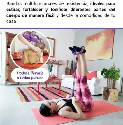 BANDA ELASTICA TONIFICACION MUSCULAR