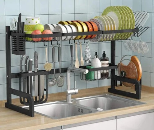 Organizador Escurridor de Platos Inoxidable