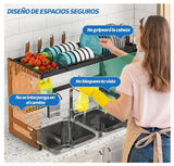 Organizador Escurridor de Platos Inoxidable