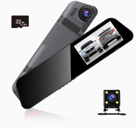 Espejo Retrovisor Doble Cámara Full HD