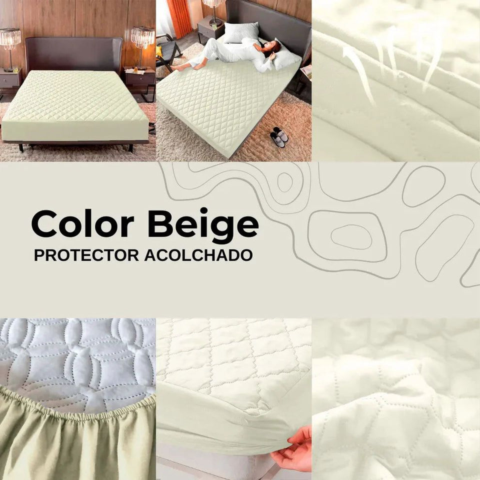 Protector de Colchón Antifluido Premium + 2 Fundas de Regalo 🎁
