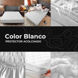 Protector de Colchón Antifluido Premium + 2 Fundas de Regalo 🎁