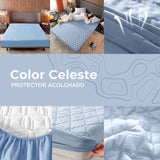 Protector de Colchón Antifluido Premium + 2 Fundas de Regalo 🎁