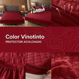 Protector de Colchón Antifluido Premium + 2 Fundas de Regalo 🎁