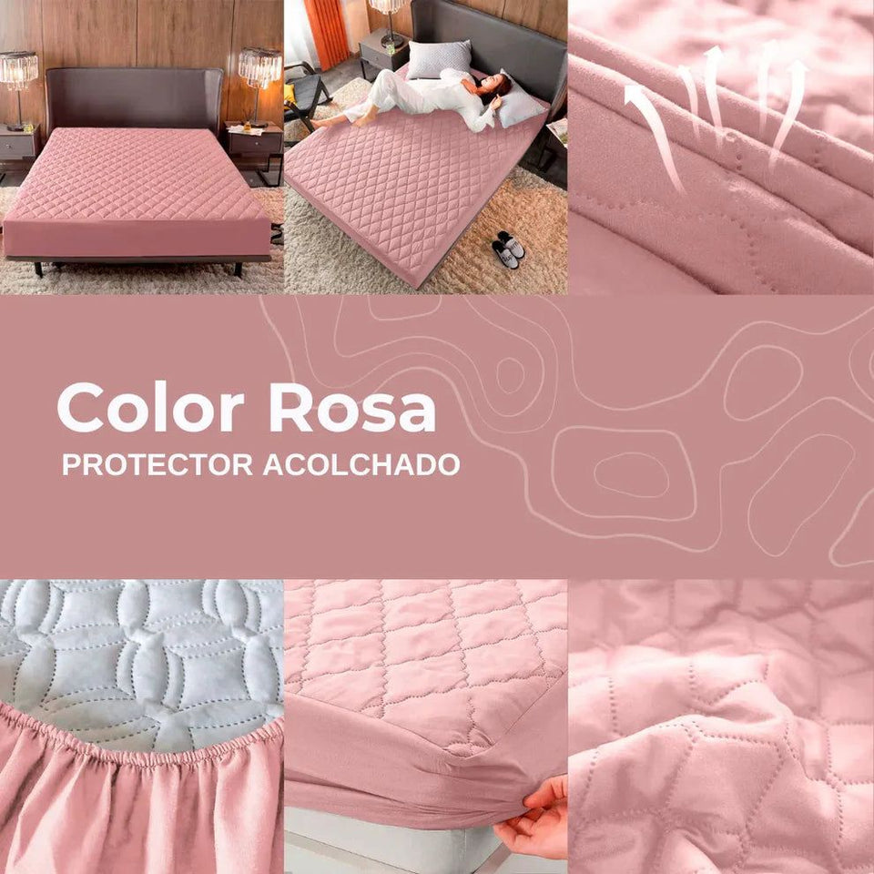 Protector de Colchón Antifluido Premium + 2 Fundas de Regalo 🎁