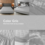 Protector de Colchón Antifluido Premium + 2 Fundas de Regalo 🎁