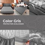 Protector de Colchón Antifluido Premium + 2 Fundas de Regalo 🎁