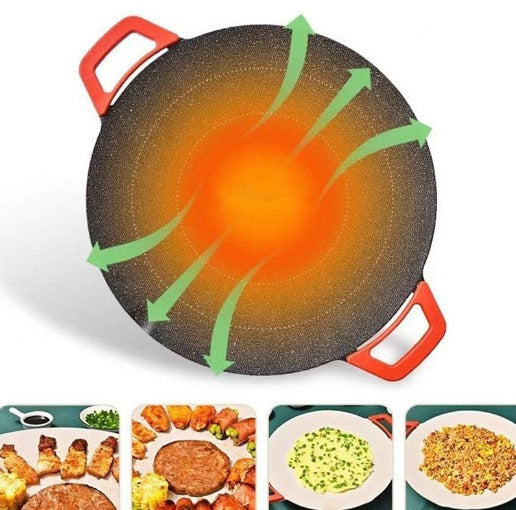 🍳 Sartén Multiuso Eléctrica – Cocina todo en minutos🔥