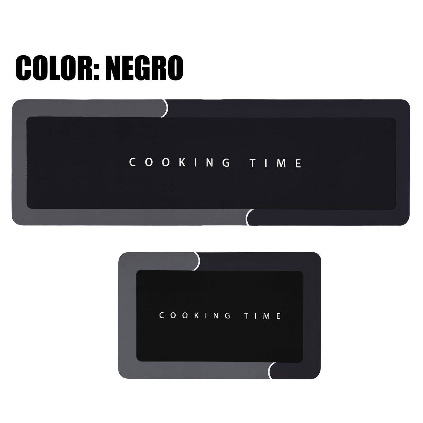 COMBO TAPETE ANTIDESLIZANTE ABSORBENTE COCINA  120x40 cm Y BAÑO 60x40 cm