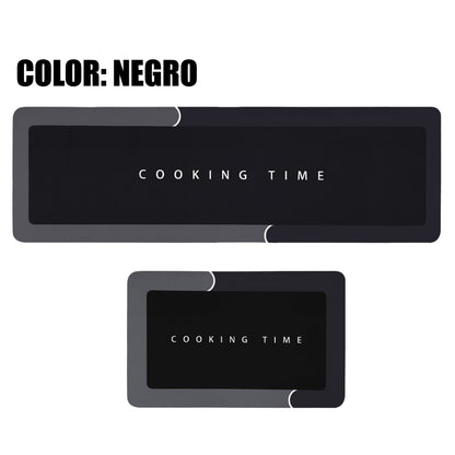 COMBO TAPETE ANTIDESLIZANTE ABSORBENTE COCINA  120x40 cm Y BAÑO 60x40 cm