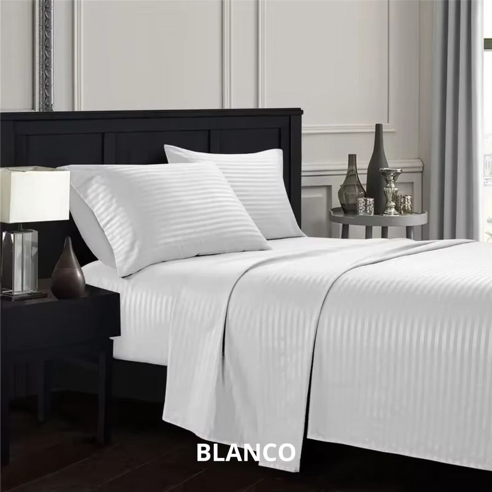 PAGA 1 LLEVA 2 🎁 JUEGO DE SÁBANAS 4 PIEZAS - LINEA PREMIUM