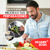 DRAINER BOWL- Escurridor de alimentos 🔥 HOT SALE 🔥
