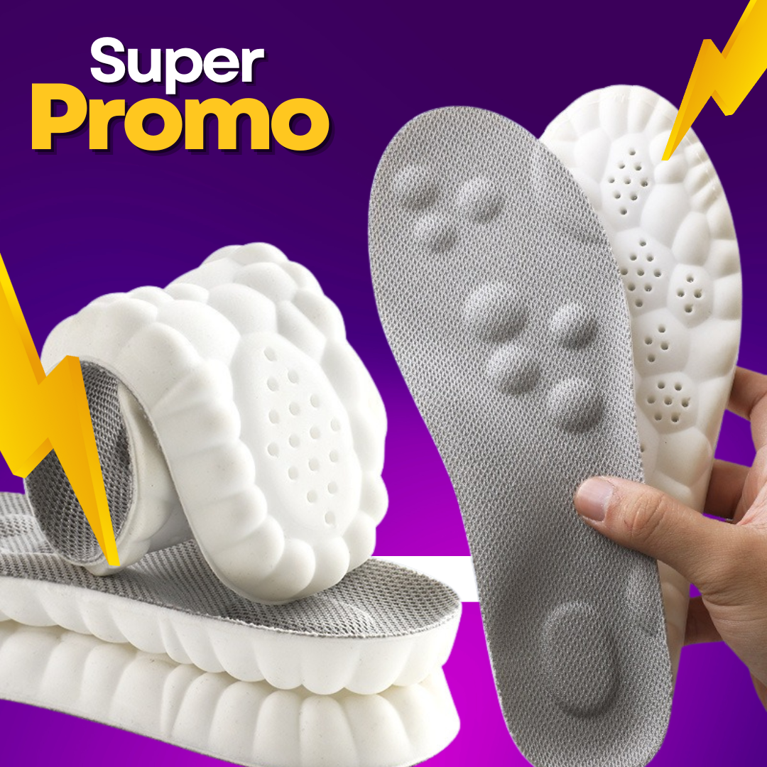 Plantillas Cloud 4d unisex suaves de alta elasticidad