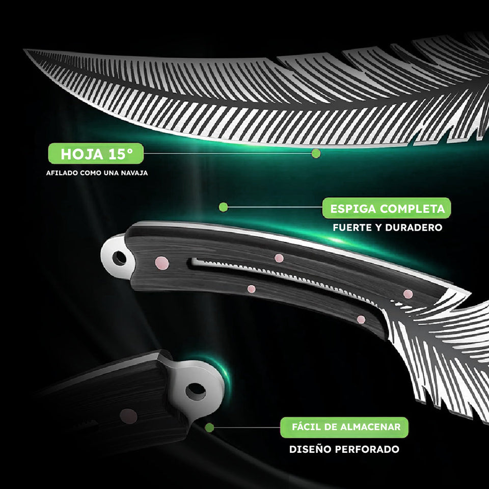 ZenKō™ - Cuchillo Japonés Pluma Ultra Afilado