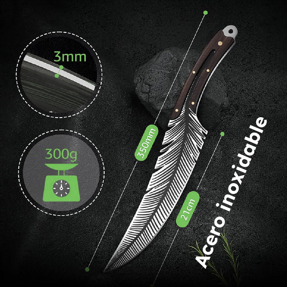 ZenKō™ - Cuchillo Japonés Pluma Ultra Afilado