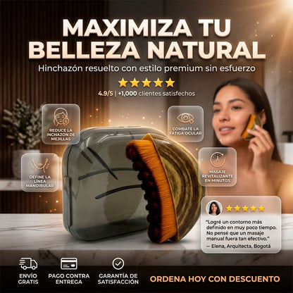 FaceLift™ Cepillo de Drenaje Linfático 2 en 1