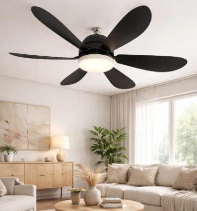 ¡NO MÁS CALOR!  Ventilador de Techo LED 2 en 1 con Control Remoto