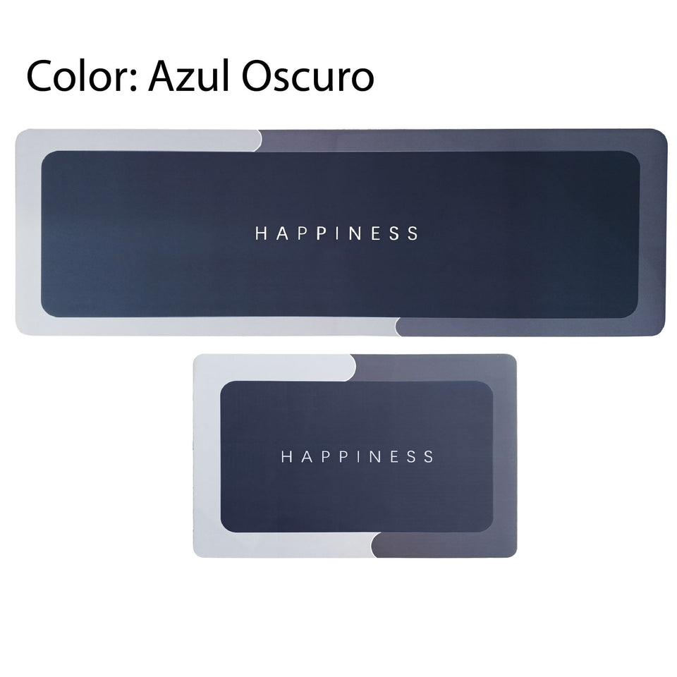 COMBO TAPETE ANTIDESLIZANTE ABSORBENTE COCINA  120x40 cm Y BAÑO 60x40 cm