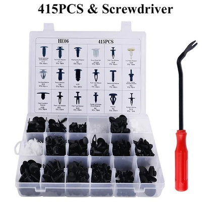 Kit de Clips para Carro y Moto 800 Piezas + Herramienta