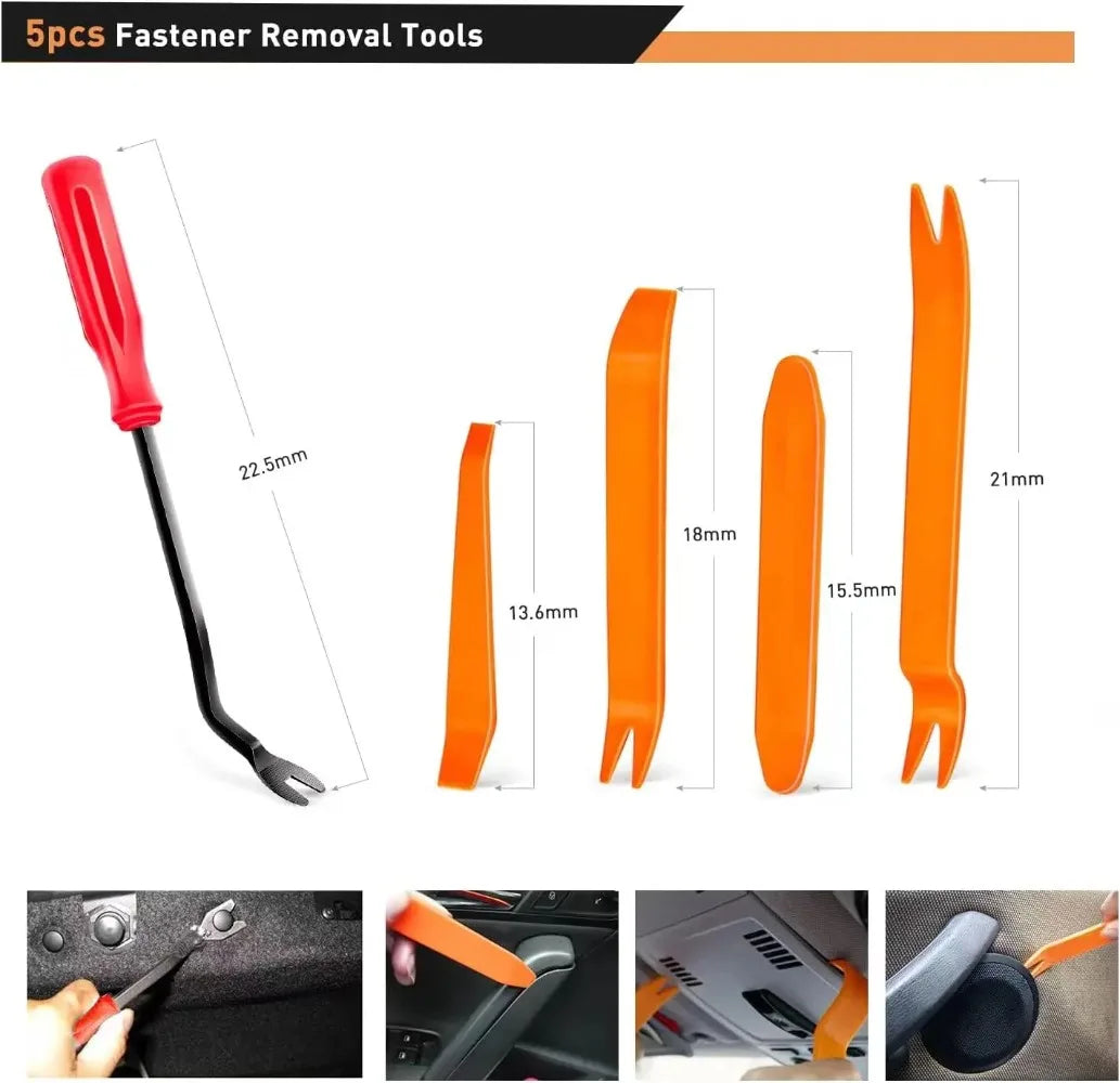 Kit de Clips para Carro y Moto 800 Piezas + Herramienta