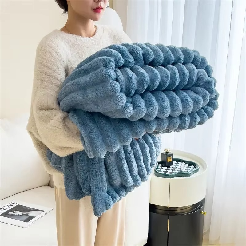 LUNARA™ | Cobija Premium Tipo Piel de Conejo