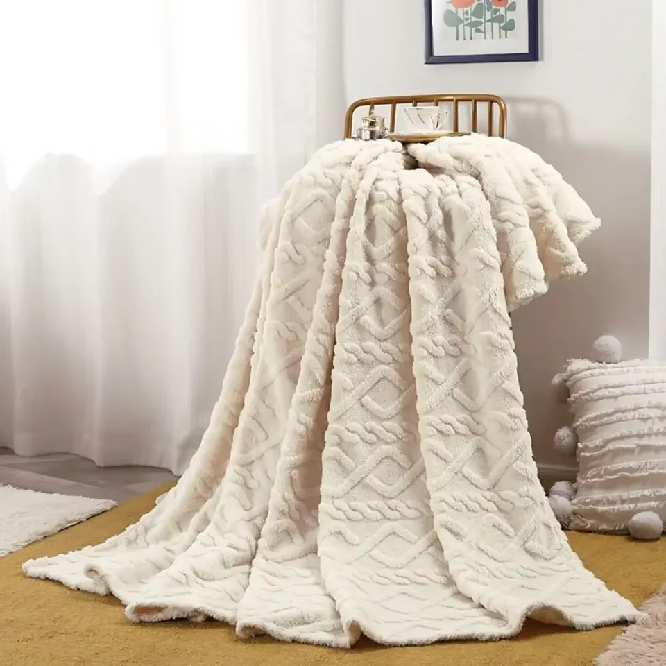 LUNARA™ | Cobija Premium Tipo Piel de Conejo